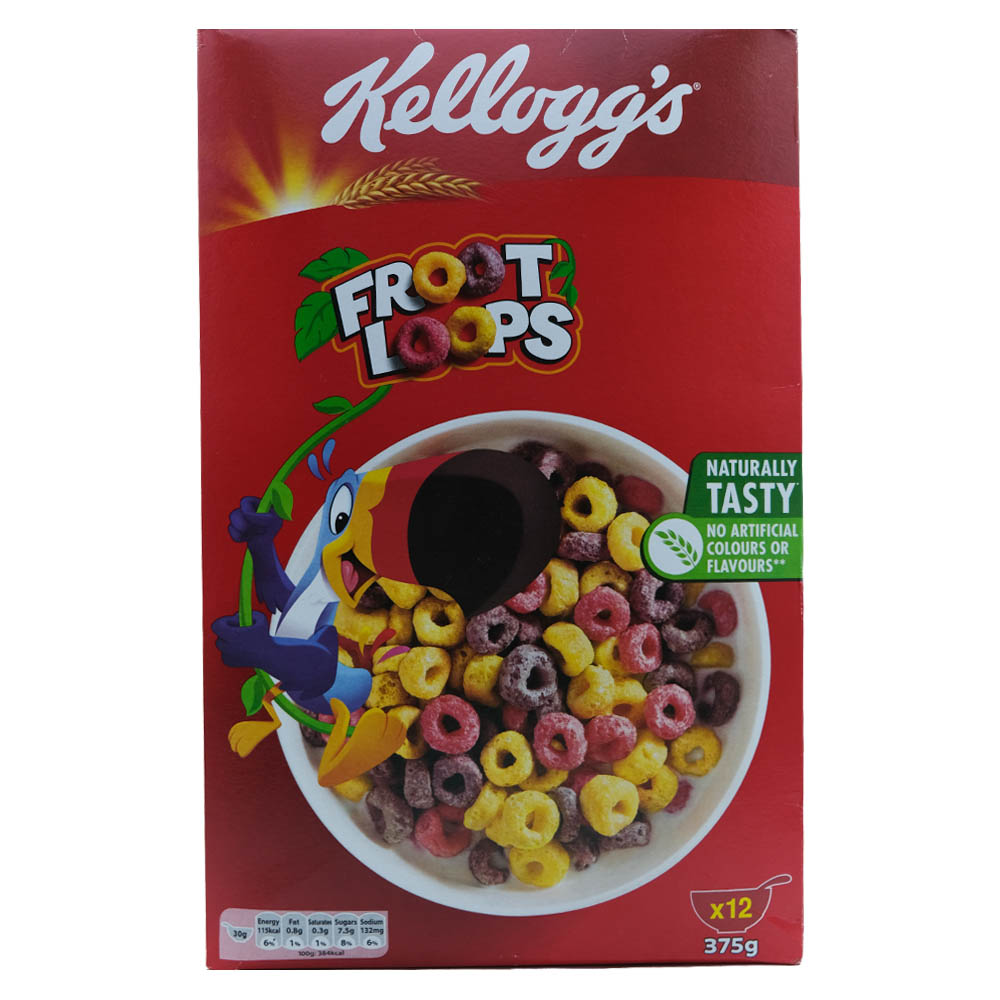 Kellogg's Froot Loops 375g back image
