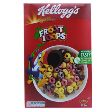 Kellogg's Froot Loops 375g - Available at Alosra Online Supermarket