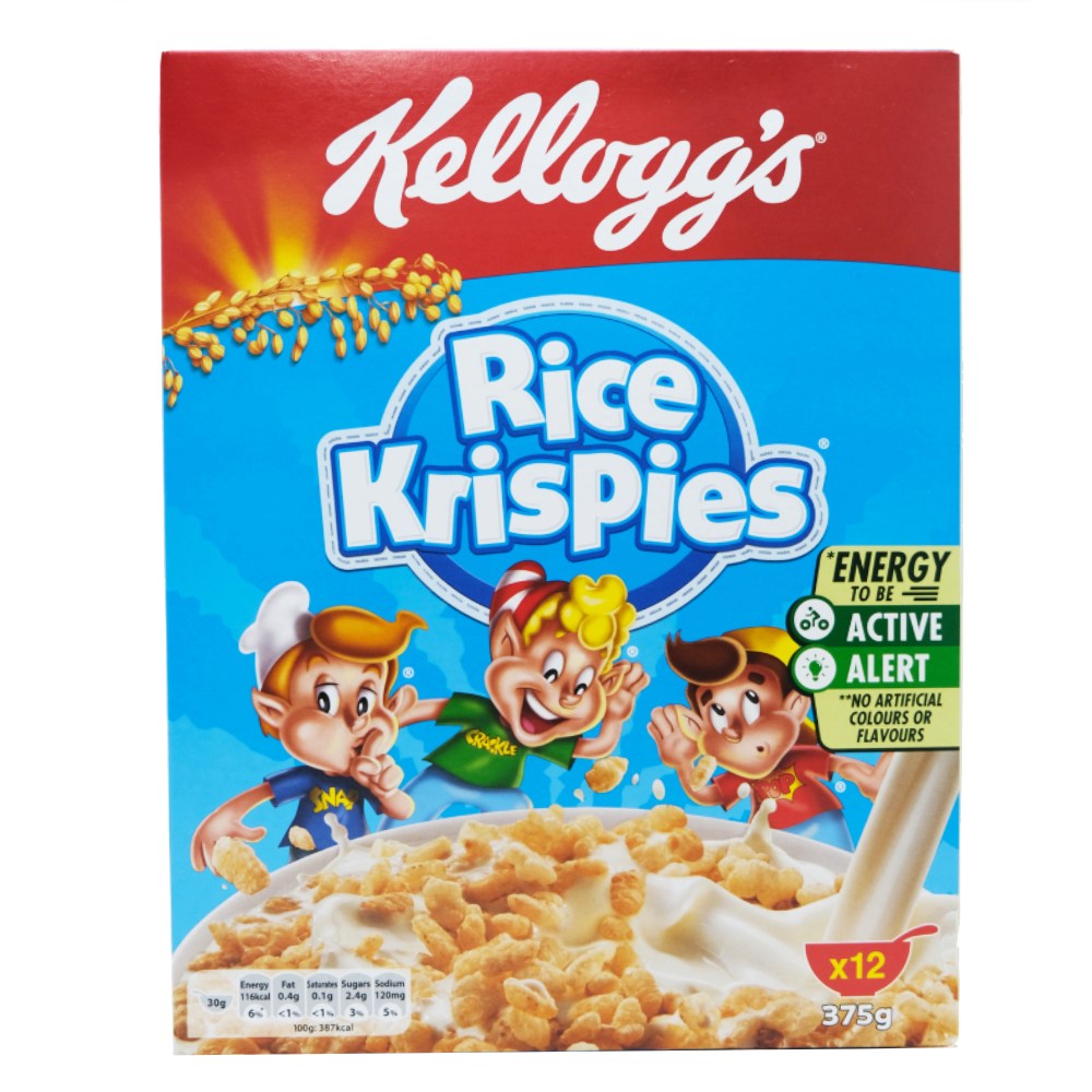 Kellogg's Rice Krispies 375g - Available at Alosra Online Supermarket