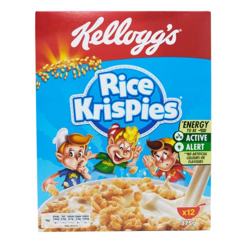 Kellogg's Rice Krispies 375g - Available at Alosra Online Supermarket