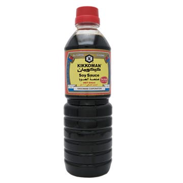 Kikkoman Soy Sauce 600ml - Available at Alosra Online Supermarket