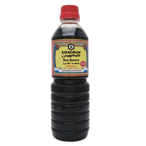 Kikkoman Soy Sauce 600ml - Available at Alosra Online Supermarket