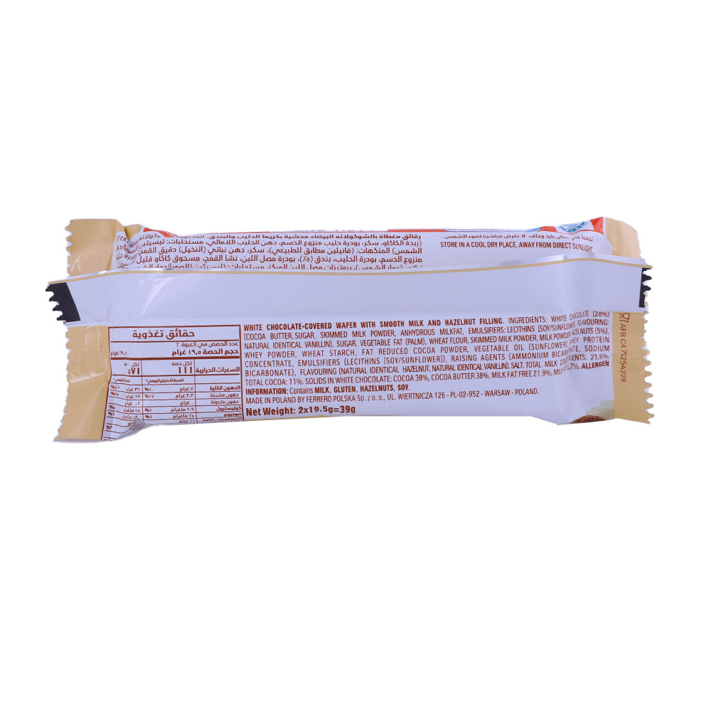 Kinder Bueno White Chocolate 43g back image