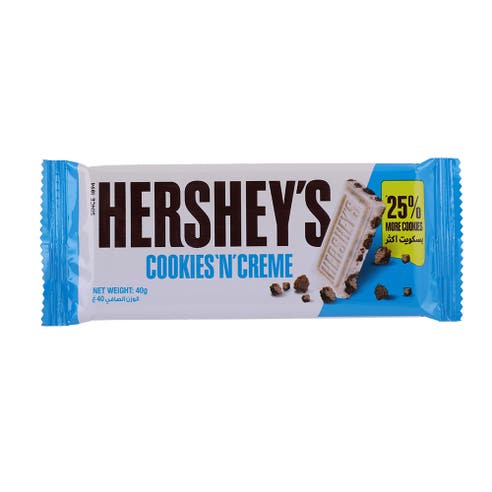 Hershey's Cookies 'N' Creme 40g - Available at Alosra Online Supermarket