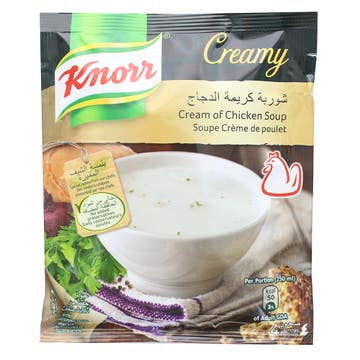 Knorr Creamy Cream Of Chicken Soup 54g - Available at Alosra Online Supermarket