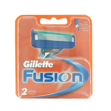 Gillette Fusion Cartridges 2s - Available at Alosra Online Supermarket