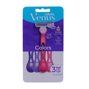 Gillette Venus 3 Disposable Razor 3's - Available at Alosra Online Supermarket