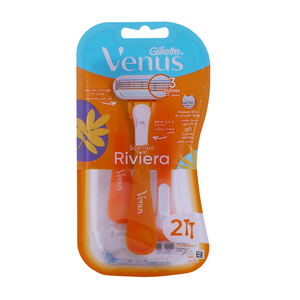 Gillette Venus Riviera Razor 2's - Available at Alosra Online Supermarket
