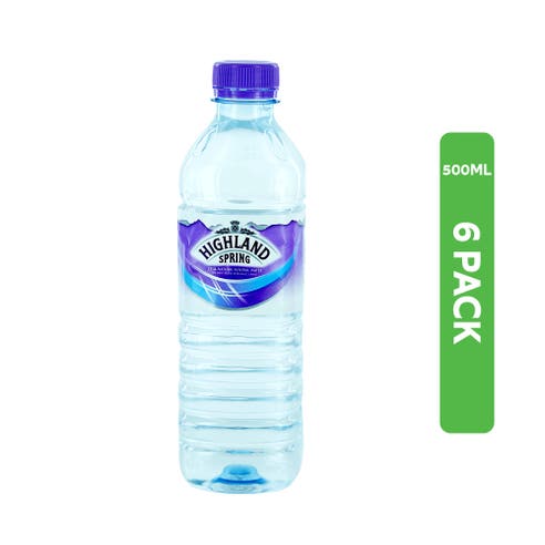Highland Spring Still Mineral Water 500ml [6 Pack] - Available at Alosra Online Supermarket
