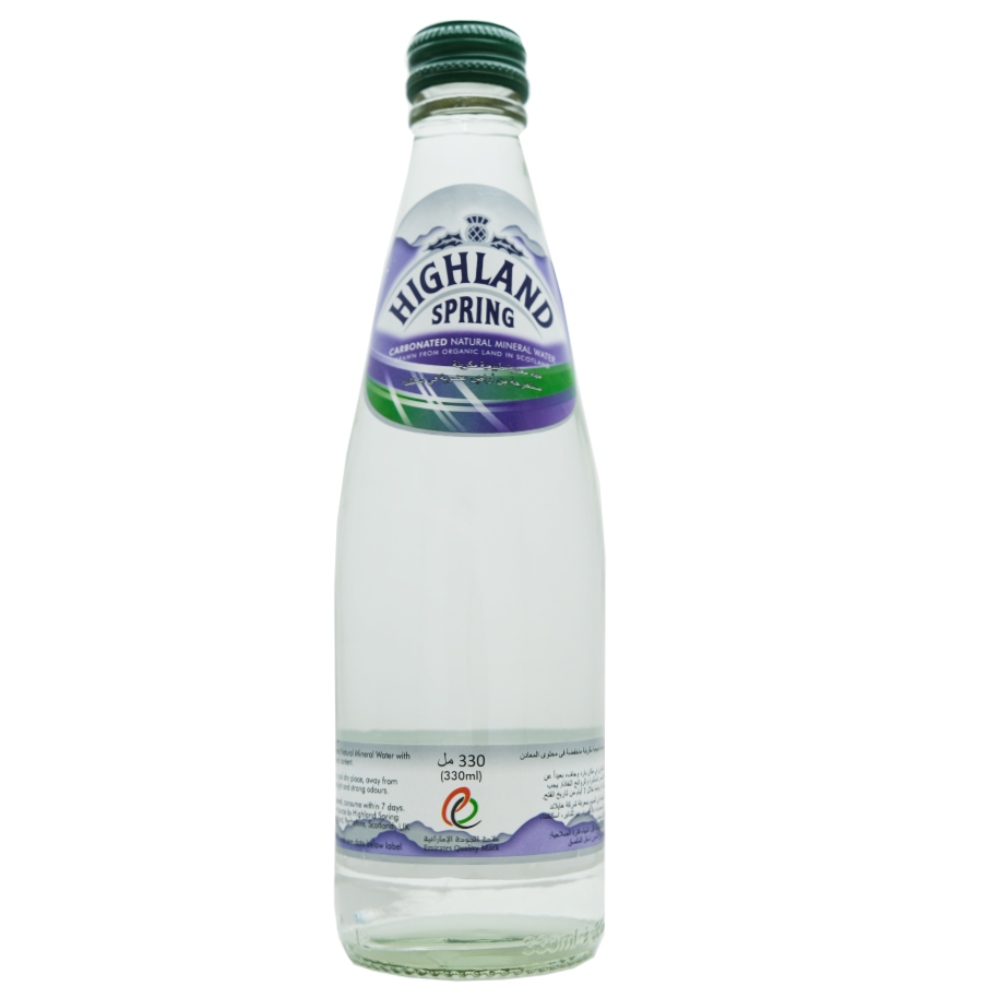 Highland Spring Sparkling Water 330ml - Available at Alosra Online Supermarket