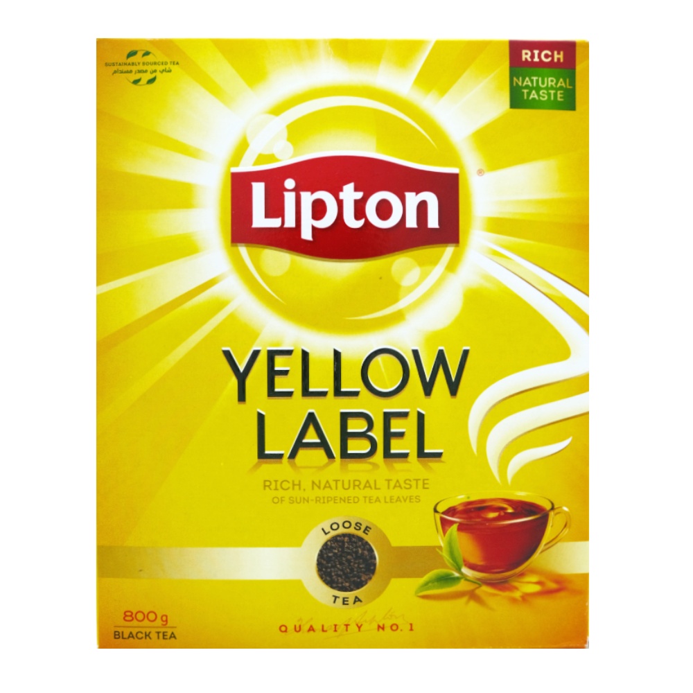 Lipton Yellow Label Tea Powder 800g - Available at Alosra Online Supermarket