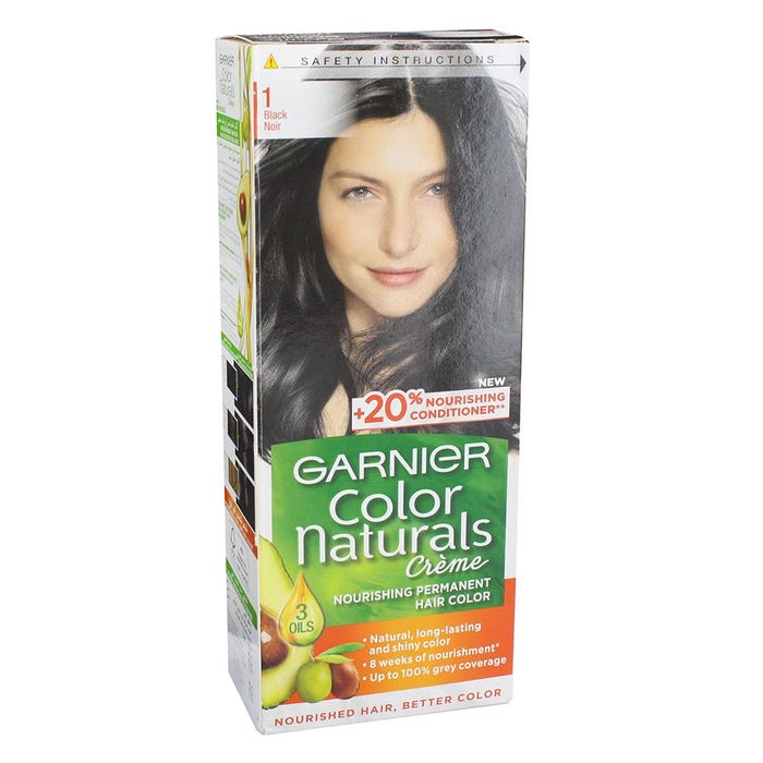 Garnier Color Naturals Cream Black 1 Hair Colour - Available at Alosra Online Supermarket