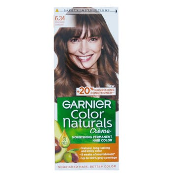 Garnier Chocolate Colour Naturals Cream Hair Colour 6.34 - Available at Alosra Online Supermarket