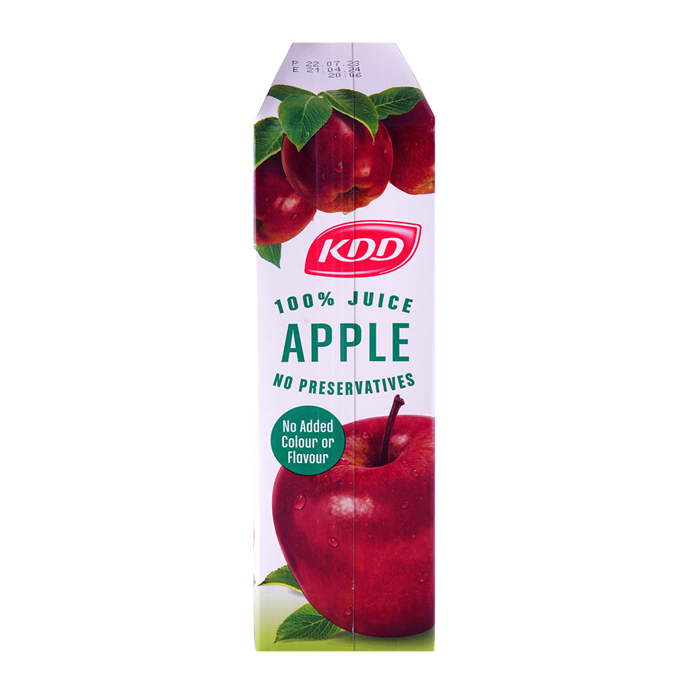 KDD Apple Juice 1L back image