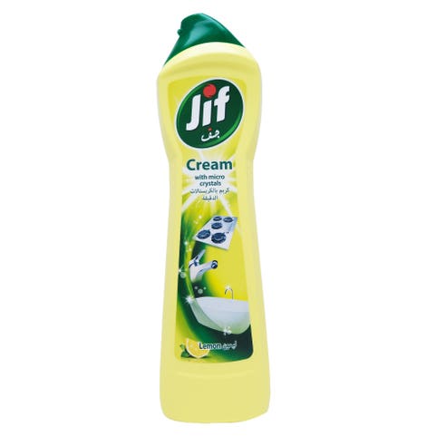 Jif Lemon Liquid Cleaner 500ml - Available at Alosra Online Supermarket