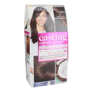 L'Oreal Casting Dark Brown Hair Colour 300 - Available at Alosra Online Supermarket