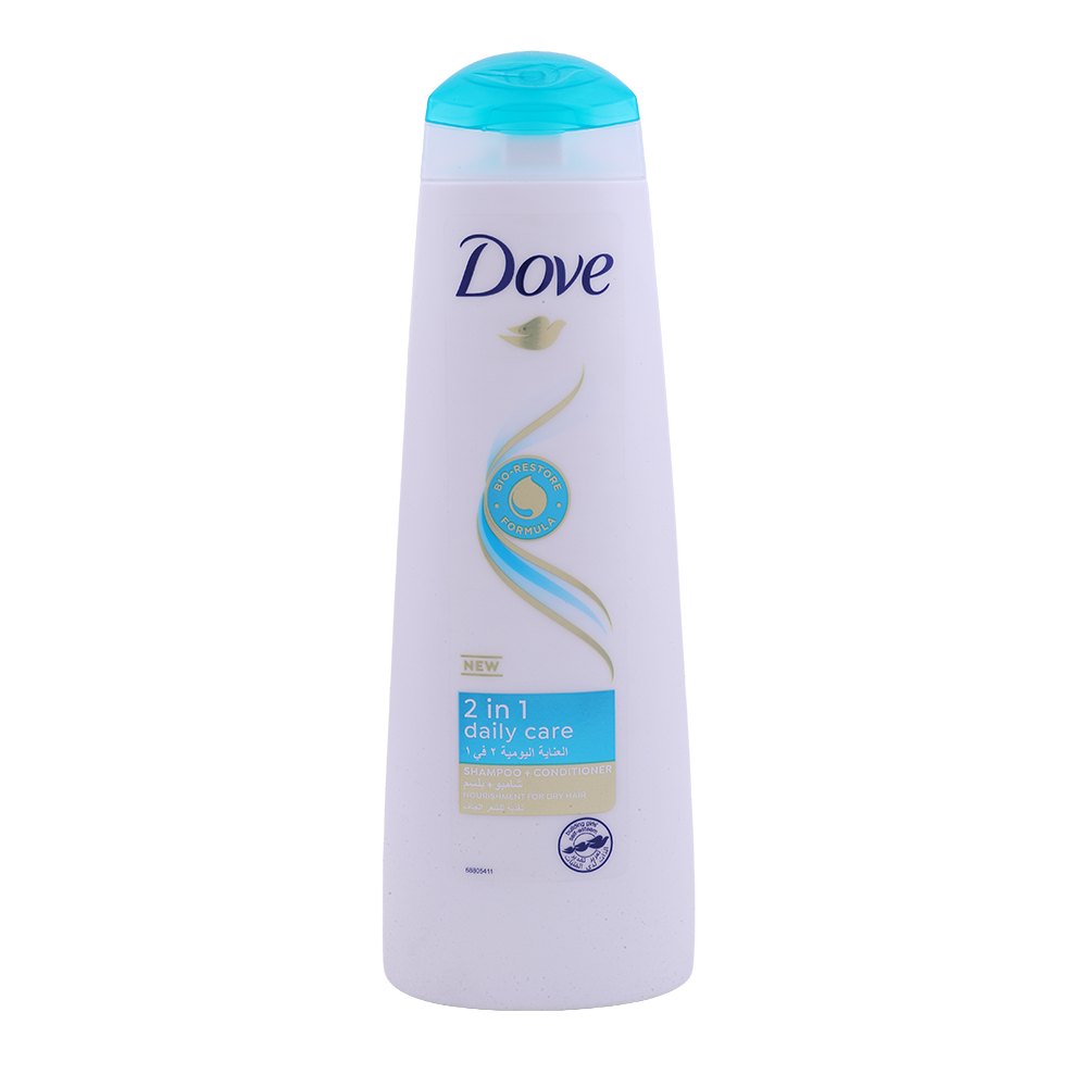 Dove Hair Therapy Daily Care Shampoo 400ml - Available at Alosra Online Supermarket