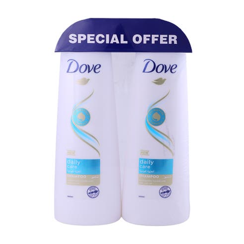 Dove Daily Care Shampoo 2x400ml [Special Offer] 