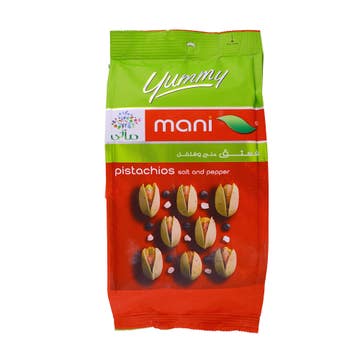 Mani Salt & Black Pepper Pistachio Snack 175g 
