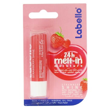 Labello Strawberry Shine Lip Balm 4.8g - Available at Alosra Online Supermarket