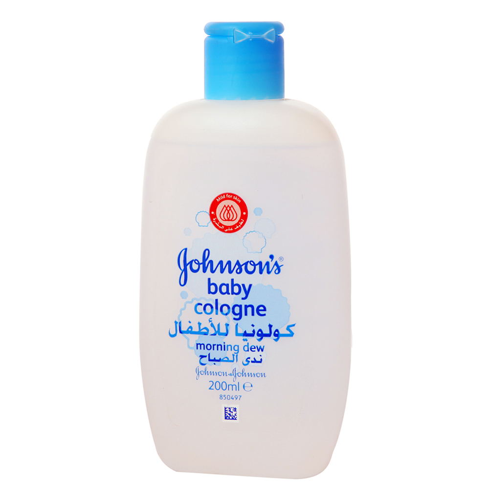 Johnson's Morning Dew Baby Cologne Oil 200ml - Available at Alosra Online Supermarket