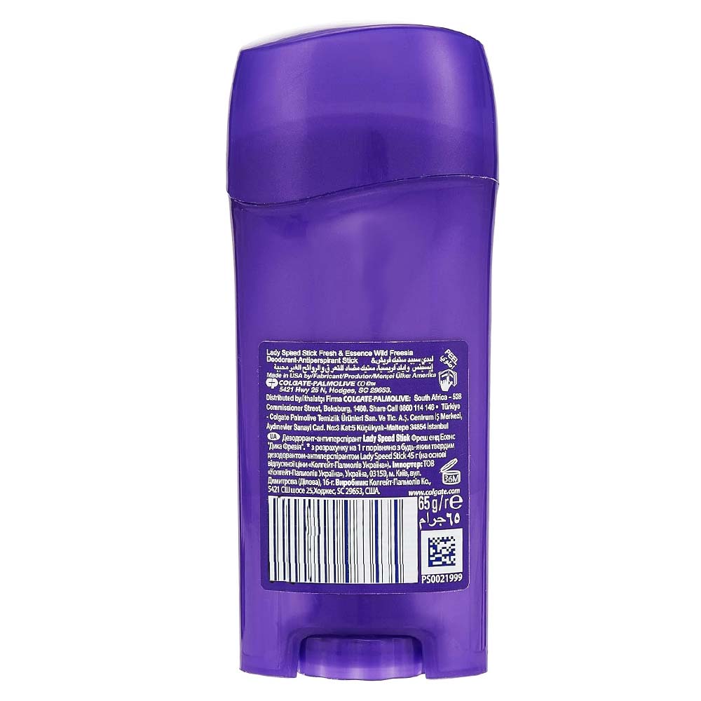 Lady Speed Stick Wild Freesia Deodorant Stick 2x65g [Special Offer] back image