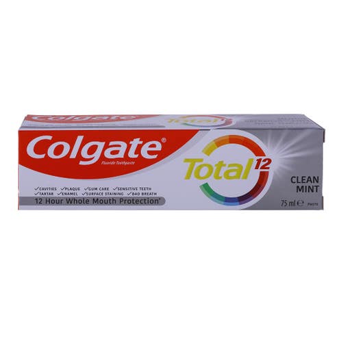 Colgate Total 12 Clean Mint Toothpaste 75ml - Available at Alosra Online Supermarket