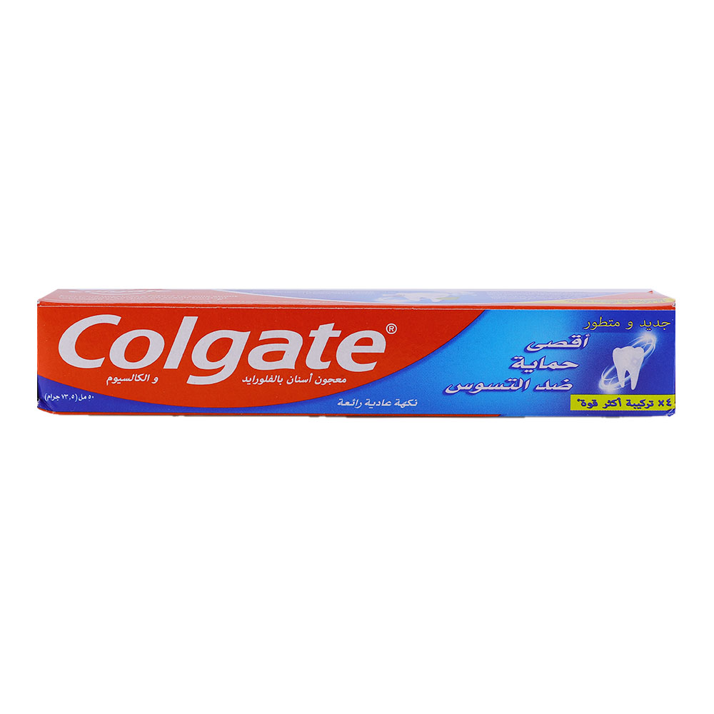 Colgate Maximum Cavity Protection Toothpaste 50ml back image
