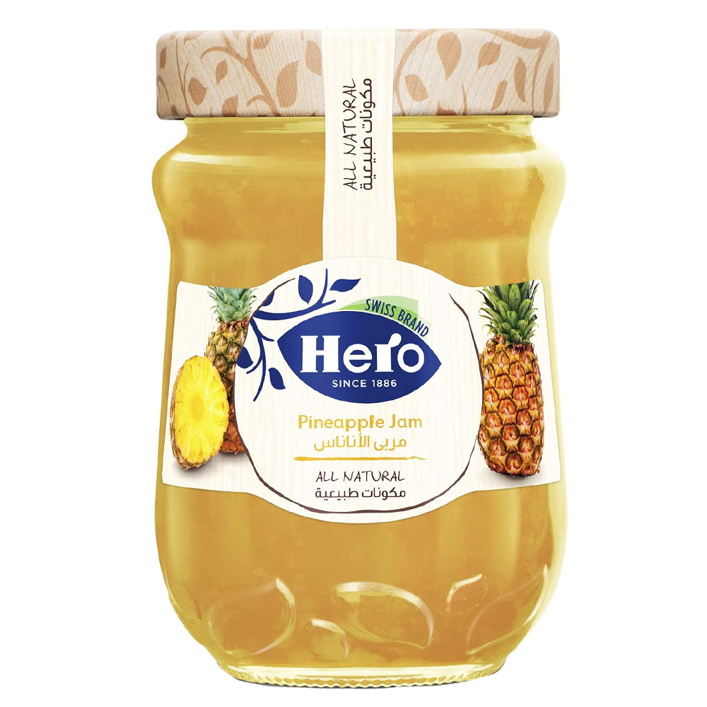 Hero Pineapple Jam 340g - Available at Alosra Online Supermarket