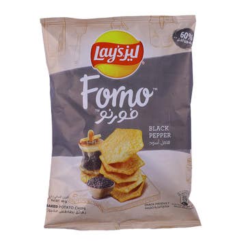 Lay's Forno Black Pepper Chips 43g - Available at Alosra Online Supermarket