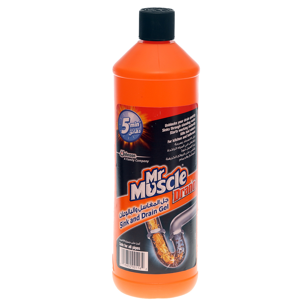 Mr Muscle Drano Sink & Drain Gel 32oz - Available at Alosra Online Supermarket