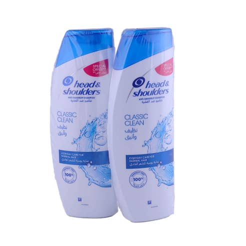 Head & Shoulders Classic Clean Shampoo 2x400ml [Special Offer] 