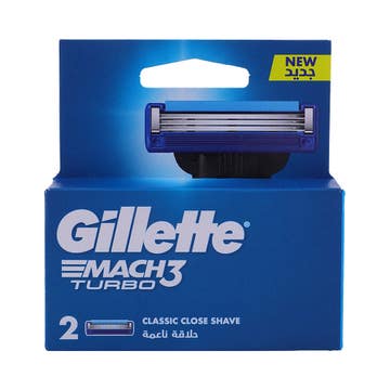 Gillette Mach3 Turbo Razor Cartridges 2s