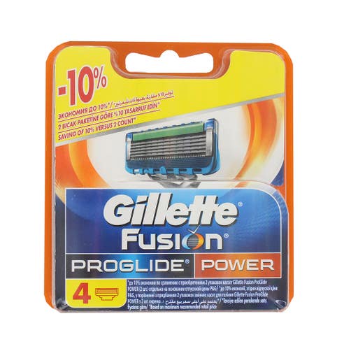 Gillette Fusion Proglide Power Cartridges 4's - Available at Alosra Online Supermarket