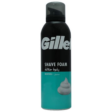 Gillette Menthol Shave Foam 200ml