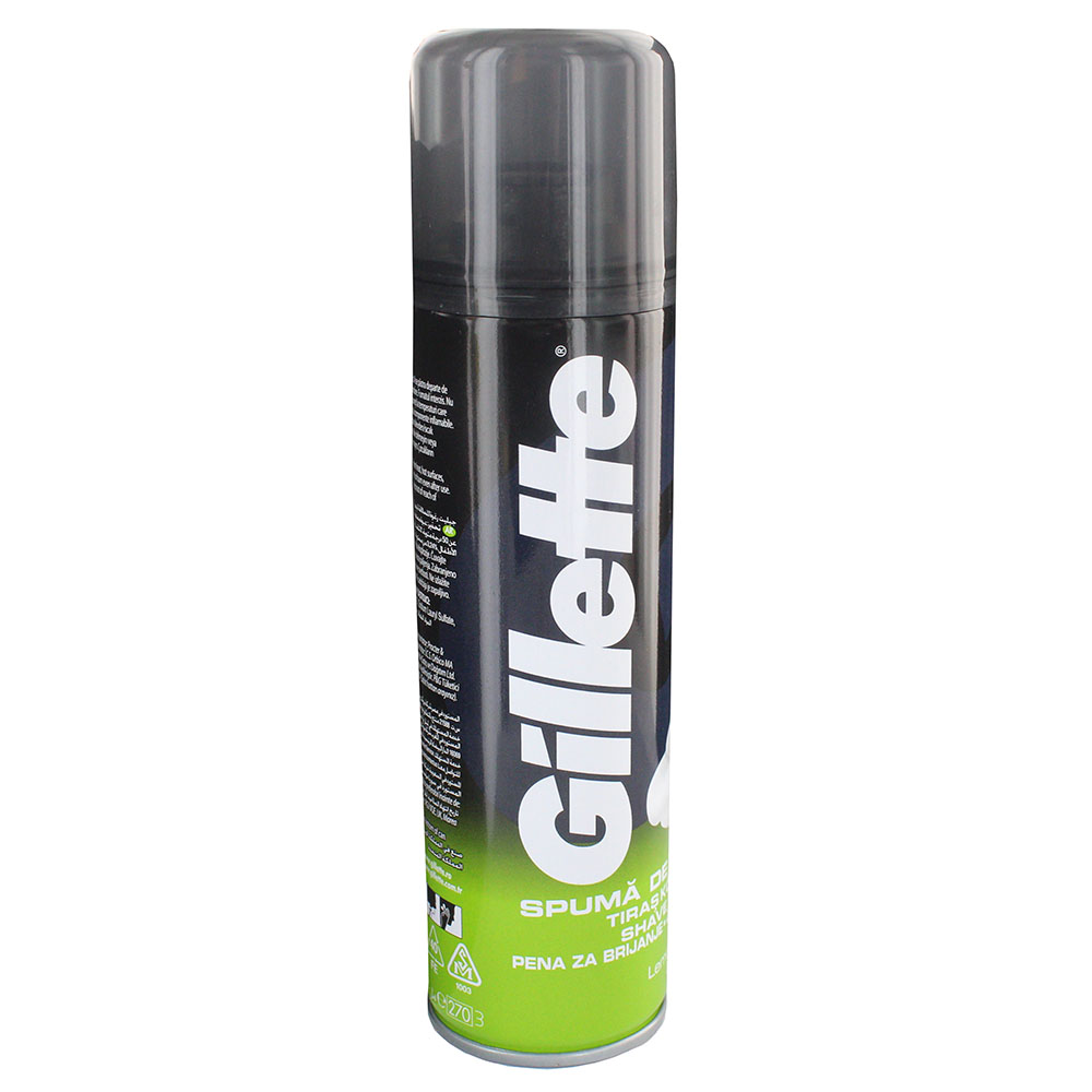 Gillette Lemon Lime Shaving Foam 200ml - Available at Alosra Online Supermarket