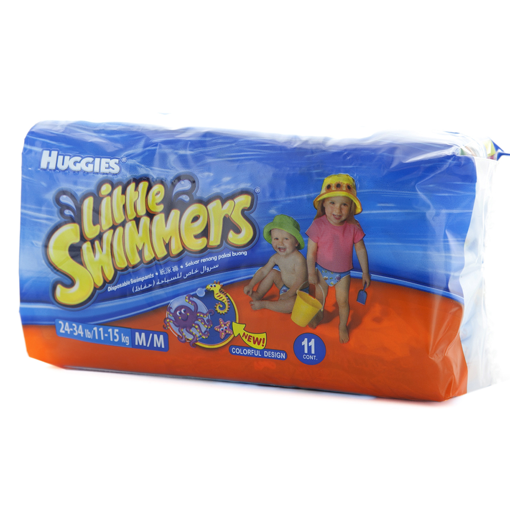 Huggies Little Swimmers Medium Diapers 1115kg 11's - Available at Alosra Online Supermarket