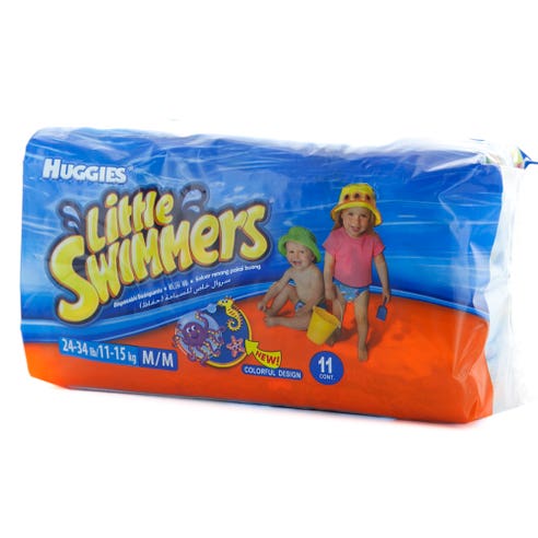 Huggies Little Swimmers Medium Diapers 1115kg 11's - Available at Alosra Online Supermarket