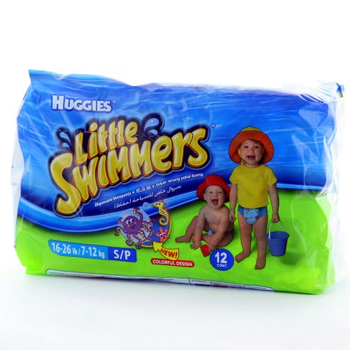Huggies Little Swimmers Small Diapers 712kg 12's - Available at Alosra Online Supermarket