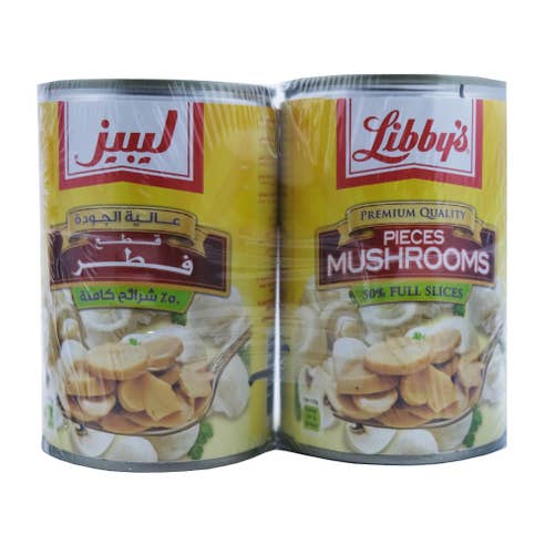 Libby's Mushrooms Pieces & Stems 2x400g [Special Offer] 