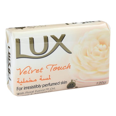 Lux Velvet Touch Floral Fusion Bar Soap 120g - Available at Alosra Online Supermarket