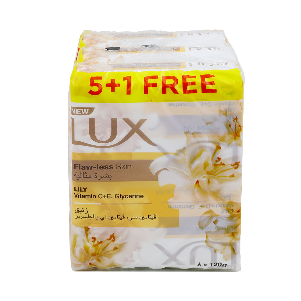Lux Flaw-less Skin Soap 6x120g [Special Offer] 