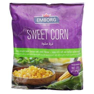 Emborg Sweet Corn 450g- Available at Alosra Online Supermarket