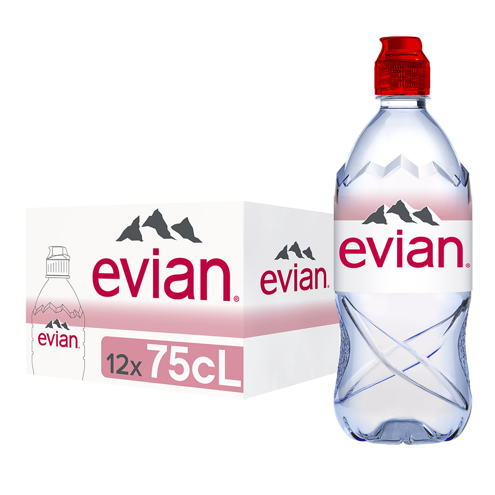 Evian Mineral Water 750ml 12 Pack - Available at Alosra Online Supermarket