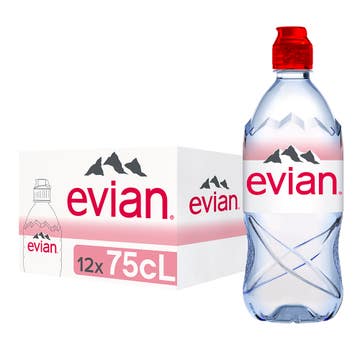 Evian Mineral Water 750ml 12 Pack - Available at Alosra Online Supermarket