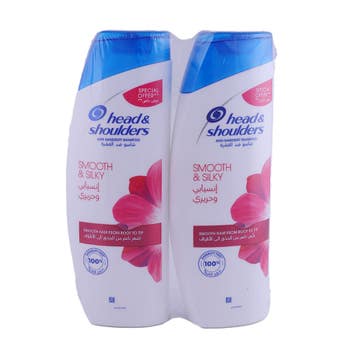 Head & Shoulders Smooth & Silky Shampoo 2x400ml [Special Offer] 