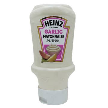 Heinz Real Garlic Mayonnaise 400ml - Available at Alosra Online Supermarket