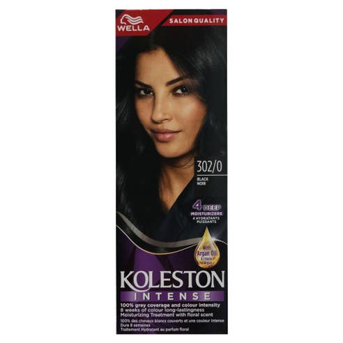 Wella Koleston Intense Black Noir Hair Color 302/0 50ml - Available at Alosra Online Supermarket
