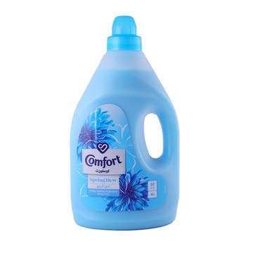 Comfort Blue Spring Dew Fabric Softener 4L - Available at Alosra Online Supermarket