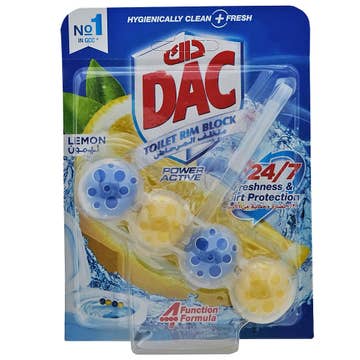 Dac Toilet Cleaner Power Active Lemon 51g - Available at Alosra Online Supermarket